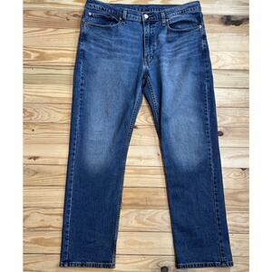 Levi's 514 Jeans Men's 36x30 Blue Medium Wash Slim Straight Leg Jeans EUC